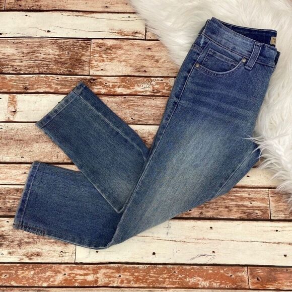 Vintage America Women's Vintage Boho Slim Ankle Jeans Sz 6/28 Petite Mid Rise - Picture 2 of 7